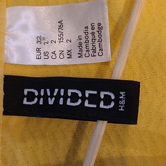 DIVIDED SZ 2 Yellow sundress - Picture 5 of 10